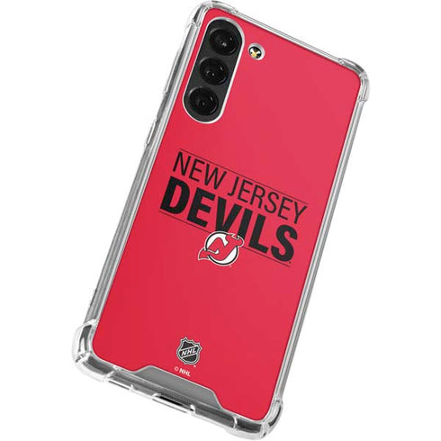 NHL New Jersey Devils Lineup Galaxy S24 FE Clear Case